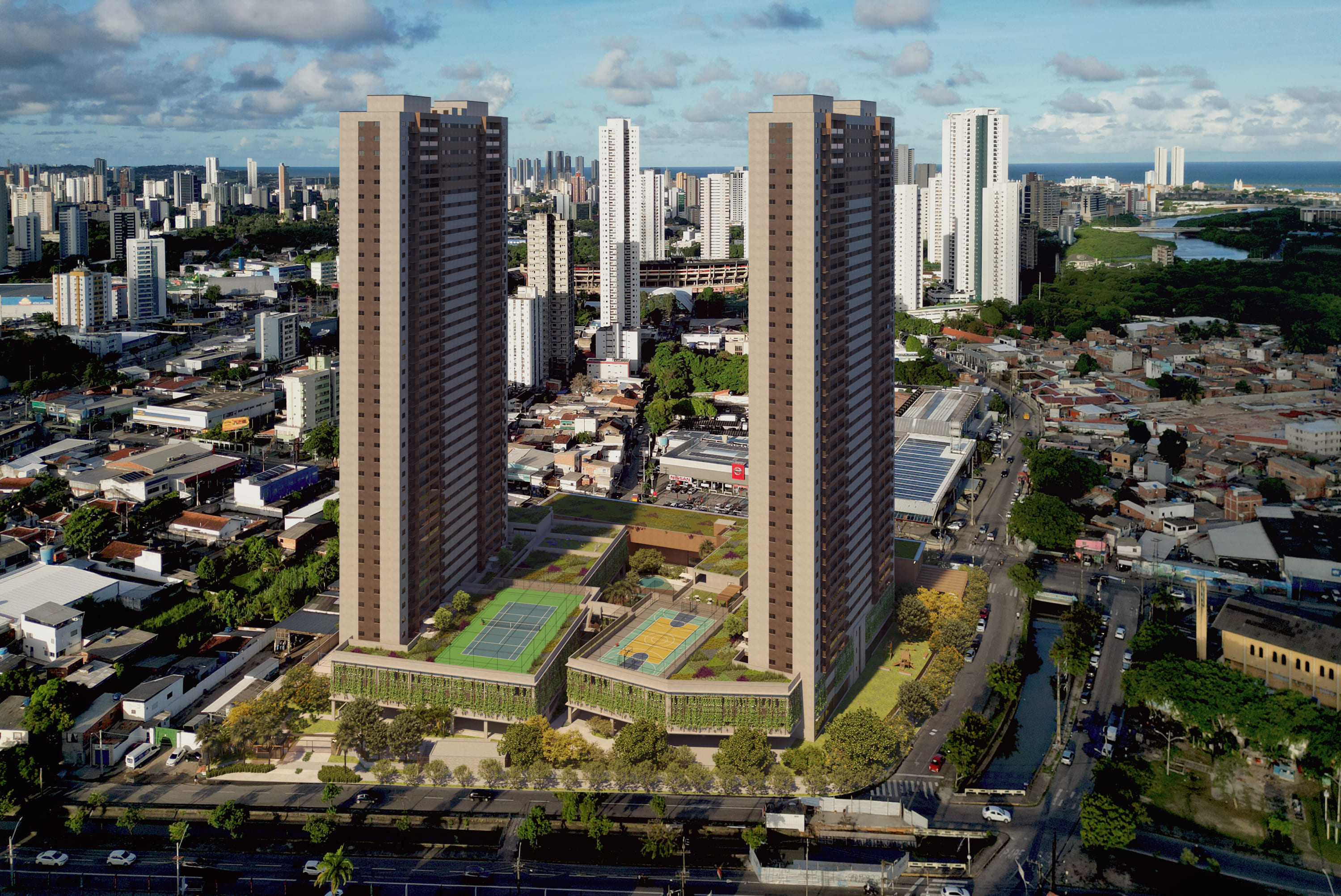 Edf. Ilha do Retiro Boulevard (3 Quartos) Ilha do Retiro.